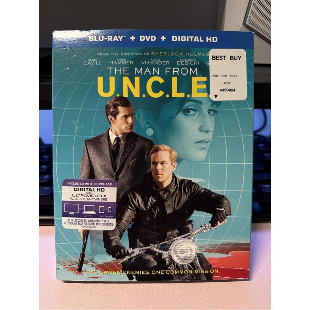 The Man from U.N.C.L.E. (Blu-ray/DVD, 2015) NEW SEALED